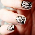 acrylic fishnet nails